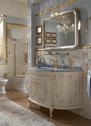 Мебель для ванной комнаты в старинном стиле Louvre 3