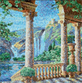 Мозаичное панно  «У озера»