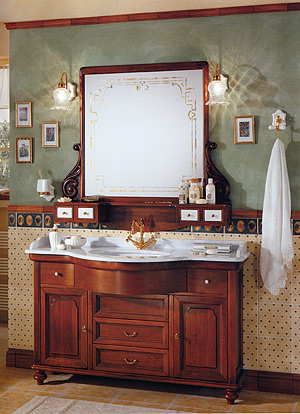 Комплект мебели для ванной комнаты в классическом стиле Londra 40