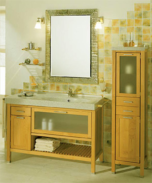 Мебель для ванной комнаты из дерева Girasole 2
